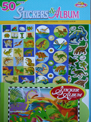 Dinosaur Stickers and Album