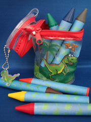 Dinosaur Wax Crayon Set