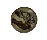 T-rex Skull Keyring