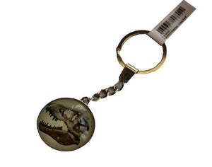 T-rex Skull Keyring