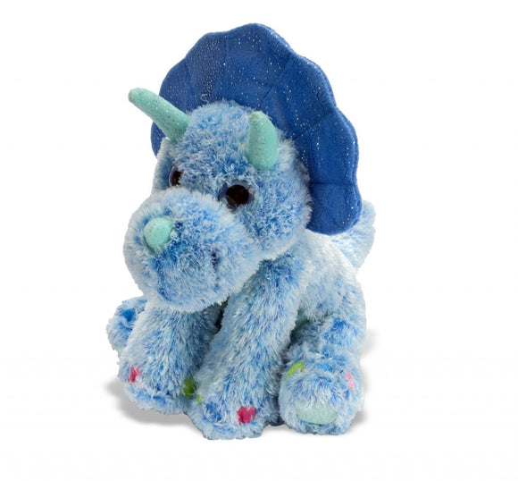 Sparkly Blue Triceratops - 30cm