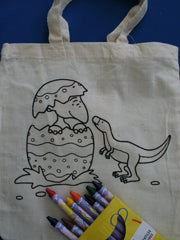 Colour-a-Dinosaur Mini Bag & Crayons