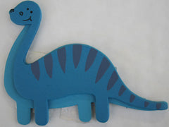 Decorating Plaque - Blue Apatosaurus