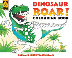 Dinosaur ROAR! Book for COLOURING