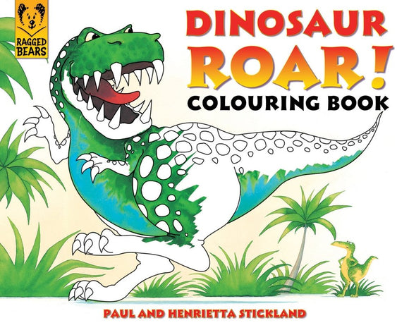 Dinosaur ROAR! Book for COLOURING