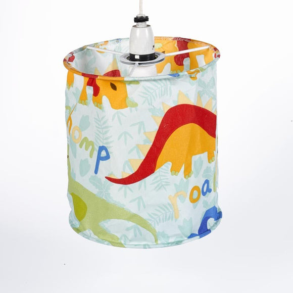 Dinosaur Pattern Fabric Lampshade