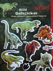 Dinosaur T-rex World Gel Stickers