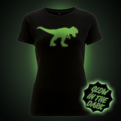 Glow-In-The-Dark T-Rex T-Shirt - KIDS & ADULT SIZES