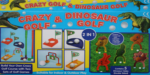 Dinosaur Crazy Golf Set - Indoor & Outdoor