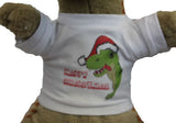 Happy Christmas Dinosaur Cuddly Toy