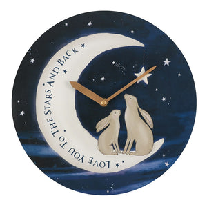 Love You to the Stars Wall Clock