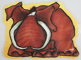 Woolly Mammoth Inflatable Card