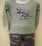 Glow-in-the-Dark PJ Rex Pyjamas Age 2/3