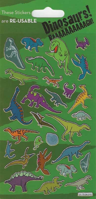 Dinosaur Sparkle Stickers