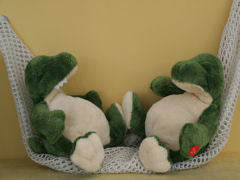 Green Snoring Cuddly Dinosaur