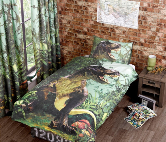 T-rex Duvet Cover Set - Single Size