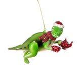 Tea-rex Glass Christmas Tree Decoration