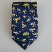 Dinosaur Tie ADULT - 100% Silk