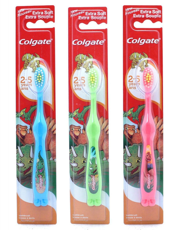 Colgate Dinosaur Toothbrush Age 2-5 Extra Soft