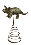 Gold Triceratops Tree Topper