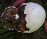 Triceratops Hatchling Egg - Garden Ornament