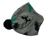 Dinosaur Fleecy Bobble Hat