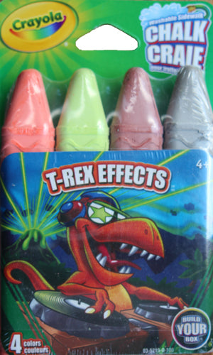 T-rex Effects Crayola Sidewalk Chalk