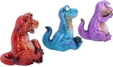 Three Wise T-rex Ornaments