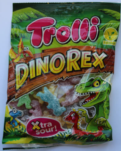 DinoRex Sour Dinosaur Jelly Sweets 200g