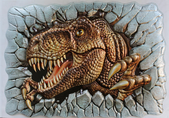 T-rex Roaring Wall Decoration